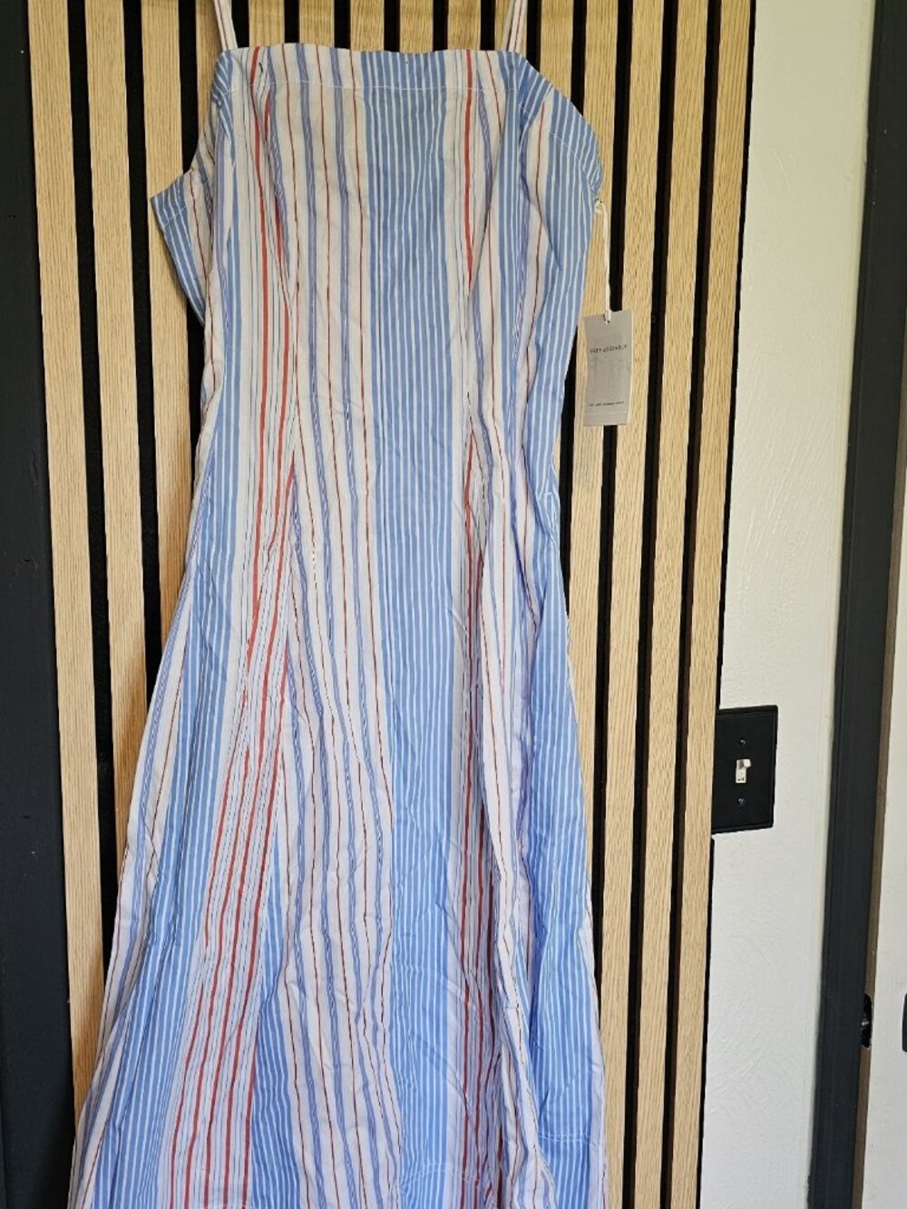 Free Assembly Americana Stripe Midi Dress XS NWT